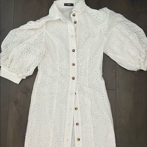 Shein eyelet dress BNWT